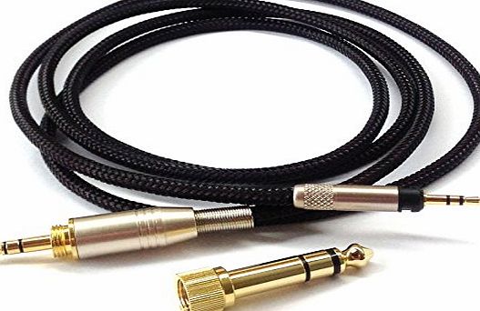 Flower Mall 1.2m Replacement Audio upgrade Cable For Sennheiser HD595 HD598 HD558 HD518 Headphones