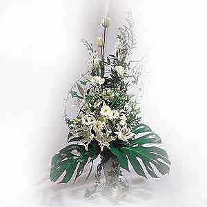Flowers Directory All White Continental Presentation