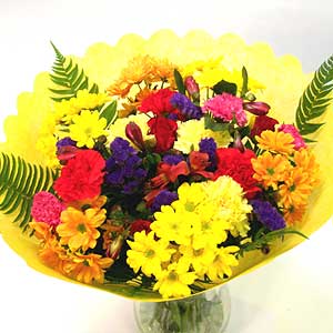 Flowers Directory Bright and Cheerful Handtie