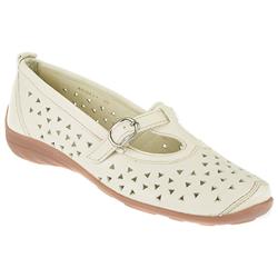 Female Acofly906 Leather Upper Leather Lining Casual Shoes in Beige, Red