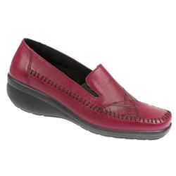 Fly Flot Female Andrea Leather Upper Leather Lining Casual in Black, Brown, Red