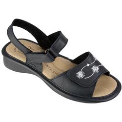 Fly Flot Female Bethany Leather Upper Leather Lining Comfort in Black