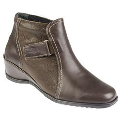 Female CALFLY1007 Leather Upper Leather/Textile Lining Boots in Dark Brown Multi