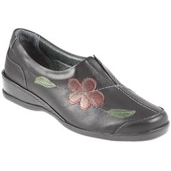 Female Calfly903 Leather Upper Leather insole Lining Casual in Black, Blackmulti