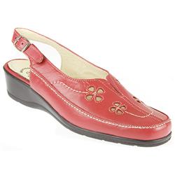 Female Capofly903sc Leather Upper Leather Lining Casual Sandals in Red-Beige