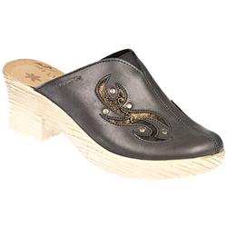 Female Christine Leather Upper Leather Lining Casual Sandals in Black, Tan, White