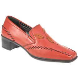 Fly Flot Female Esfly801 Leather Upper Leather Lining Casual in Red