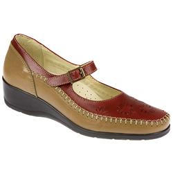 Female Fern Leather Upper Leather Lining Casual Shoes in Black, Navy Beige, Red- Tan, White Turquoise