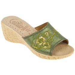 Fly Flot Female Flyl500banker Leather textile Upper Leather insole Lining Comfort Small Sizes in Green