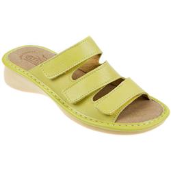 Female Flyl508 Leather Upper Leather insole Lining Adjustable in Yellow