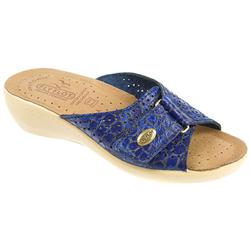 Fly Flot Female Flyl526sc Textile Upper Leather insole Lining Adjustable in Blue Croc