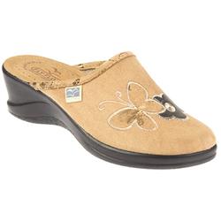 Fly Flot Female Flyl601sc Textile Upper Leather insole/Textile Lining Comfort House Mules and Slippers in Beige
