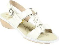 Fly Flot Female Flyl935 Leather Upper Leather insole Lining Casual in White Patent