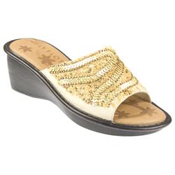Female Flyltd901sc Leather Upper Leather insole Lining Comfort Small Sizes in Beige, Gold, Metallic