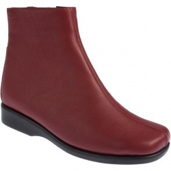 Female Glow Leather Upper Leather/Textile Lining Ankle in Red