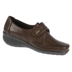 Fly Flot Female Julia Leather Upper Leather Lining Casual in Brown