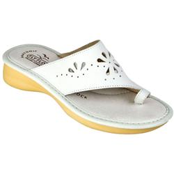 Fly Flot Female Leisa Leather Upper Leather Lining in White