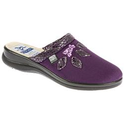 Female Lesley Textile Upper Textile Lining Christmas in Purple