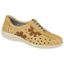 Female Lizzy Leather Upper Leather Lining Casual Shoes in Navy, Tan, White