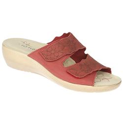Fly Flot Female Nicoline Leather Upper Leather Lining Casual in Beige, Red
