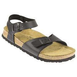Fly Flot Female Pinefly900 Leather Lining Casual Sandals in Black Matt