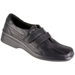 Fly Flot Female Sabrina Leather Upper Leather Lining Casual in Black