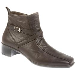 Female Tilly Leather Upper Leather Lining Ankle in Brown