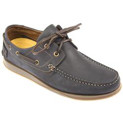 Fly Flot Male Portfly703 Leather Upper Leather Lining in Navy