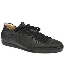 Fly London Male London Fony Leather Upper Fashion Trainers in Black and Grey