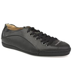 Fly London Male London Fony Leather Upper Fashion Trainers in Black