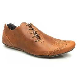 Fly London Male Must Leather Upper Fashion Trainers in Brown