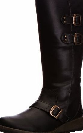 Fly London Womens Solv Rug Boots P142837005 Black 6 UK, 39 EU