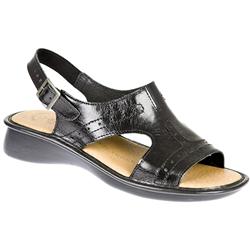 flyflot Female Rose Leather Upper Leather Lining Casual Sandals in Black, Light Blue, Lilac, White