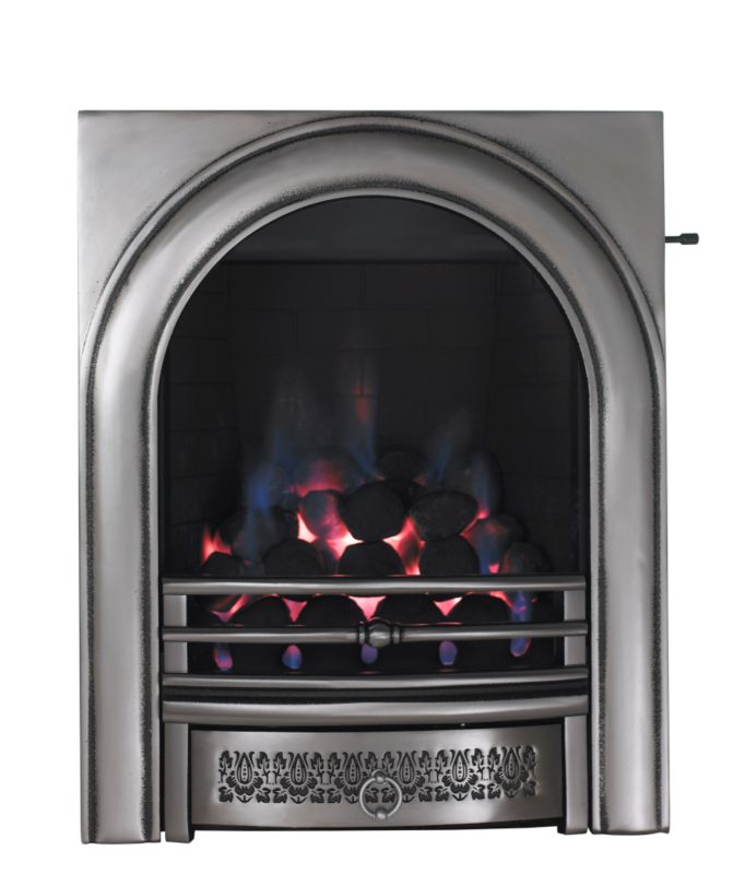Focal Point Arch Full Depth Gas Inset Fire with Finger Slide Control