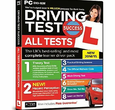 Focus Multimedia Ltd Driving Test Success All Tests 2014/15 (PC DVD)