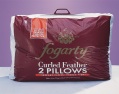 FOGARTY curled feather pillows