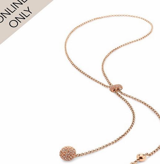 Folli Follie Bling Chic Necklace Sphere Rose