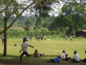 Football coaching and sports projects in Uganda