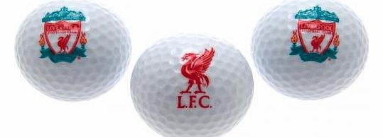 Football Gifts - Liverpool FC Gift Ideas - Official Liverpool FC Golf Balls - A Great Present For Football Fans