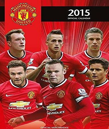 Football Gifts - Manchester United FC Gift Ideas - Official Manchester United FC 2015 Calendar - A Great Present For Football Fans