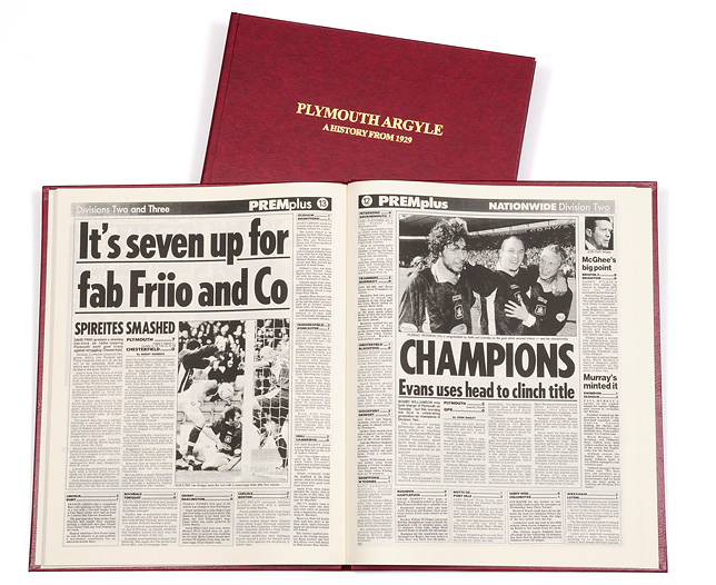 football History Book - Plymouth