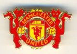 FOOTBALL MANIA LTD OFFICIAL MANCHESTER UNITED FC CREST & 2 DEVILS PIN BADGE