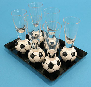 Football Shot Glass Set
