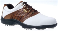 Footjoy AQL Golf Shoes White Brown 52736-650