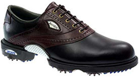 Footjoy Dryjoys P.R.O. Black Smooth/Black Cherry Smooth 53608 Golf Shoe