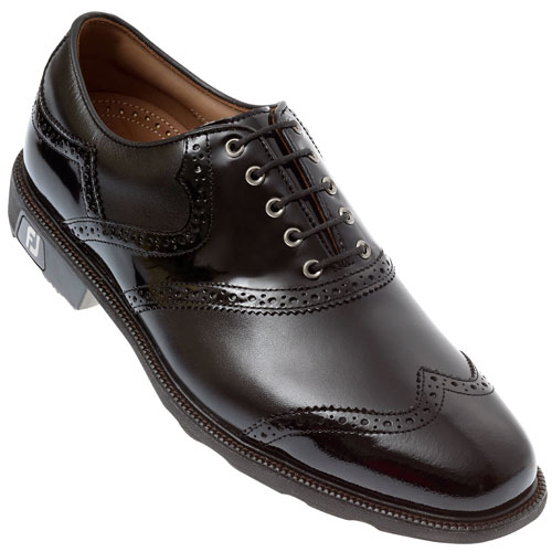 Footjoy FJ Icon Golf Shoes Black/Black Patent -
