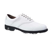 Footjoy FJ Icon Mens Golf Shoes - White Tumbled