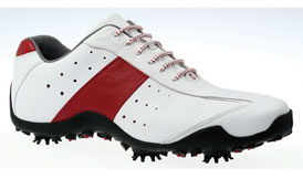Footjoy Golf Shoe LoPro White/Red #56890