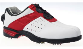 Footjoy Golf Shoe ReelFit White/Red #53815