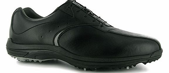 Mens Greenjoy Golf Shoes Lace Up Waterproof Finish Soft PU Lining Black 9
